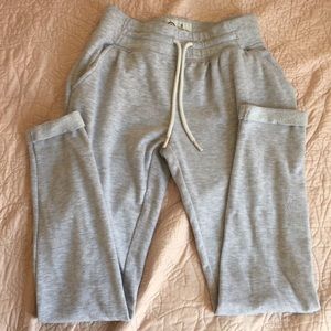 Cuffed Grey Sweatpants